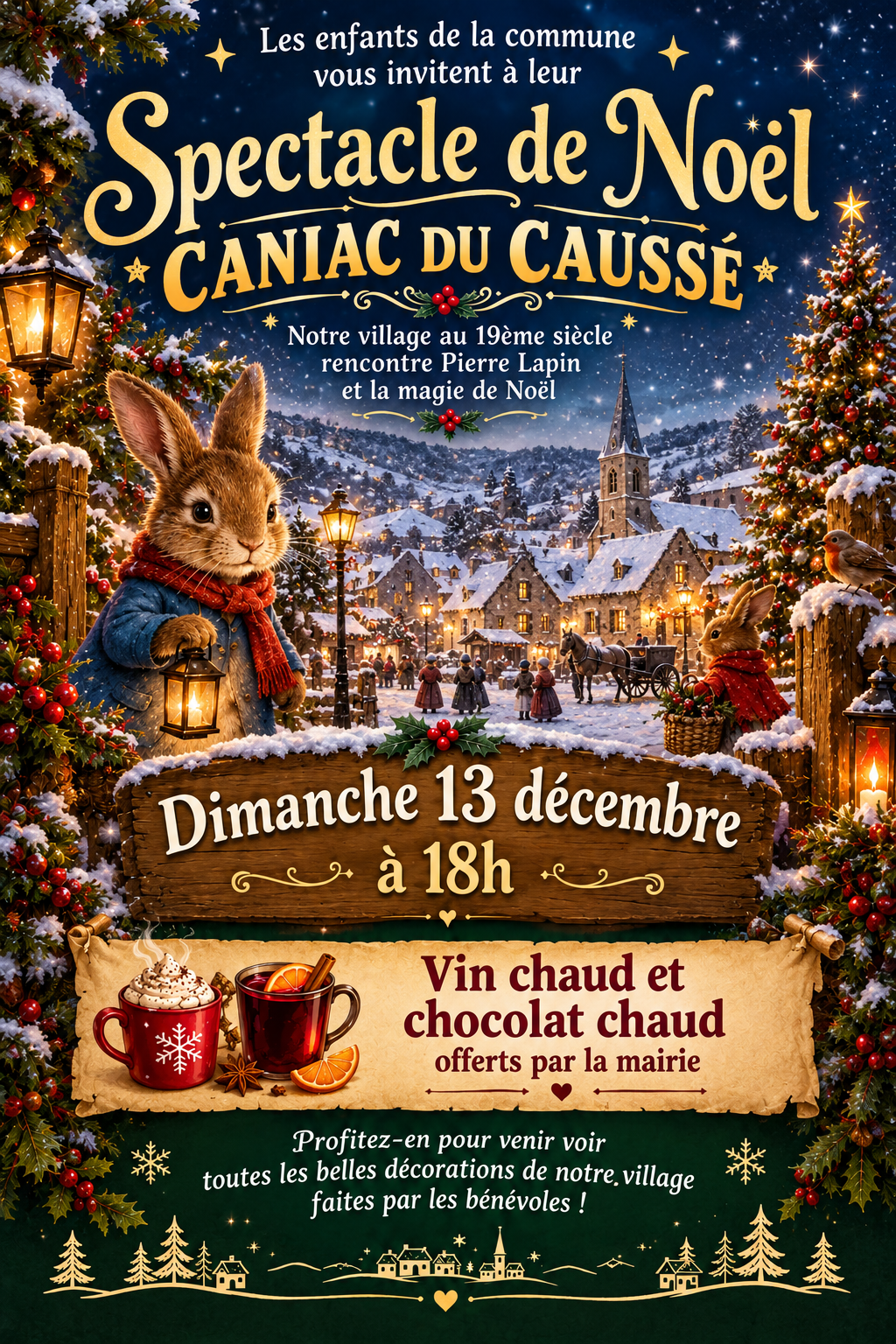 Spectacle de Noël à Caniac-du-Causse