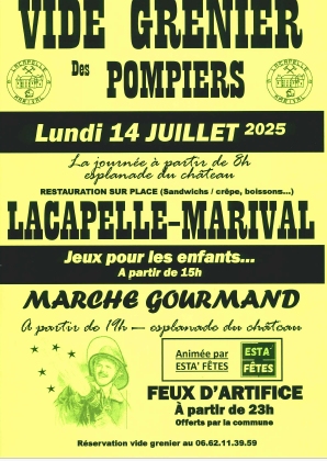 Vide-Greniers Des Pompiers de Lacapelle-Marival