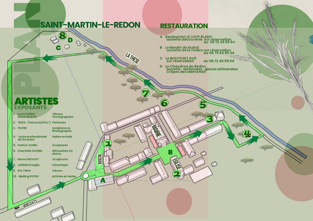 Journées Nationales des Artistes 2025 : Saint-Martin-le-Redon - Des jardins particuliers