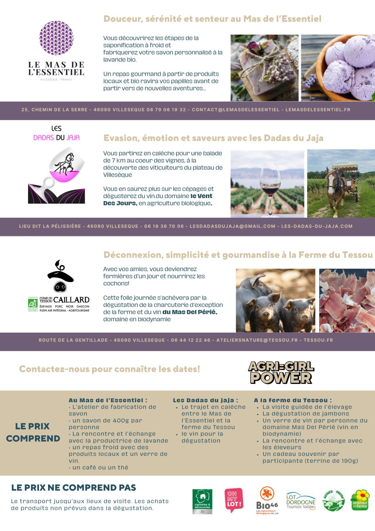 Escapades entre femmes à Villesèque, Villesèque