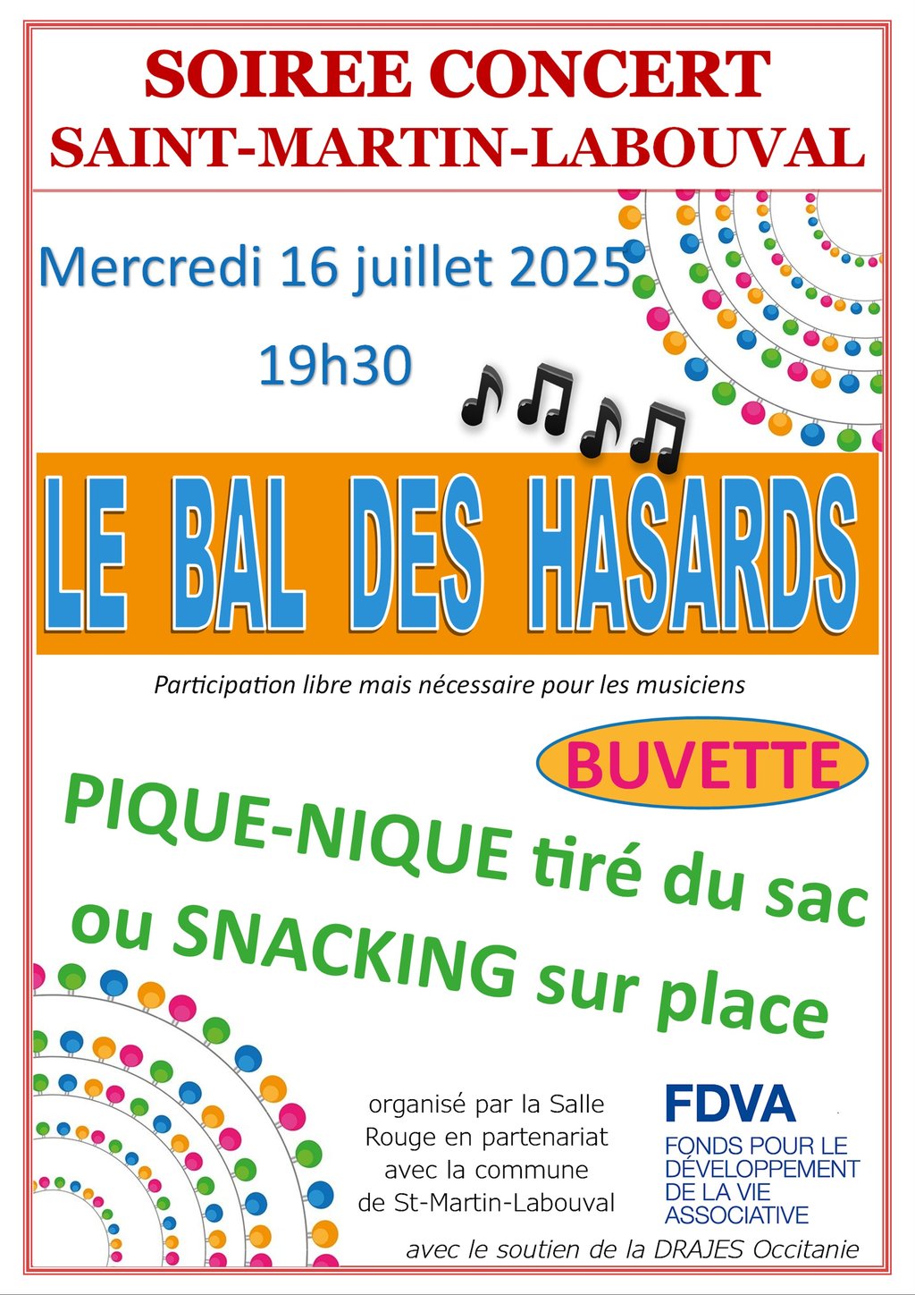 Concert Le bal des hasards