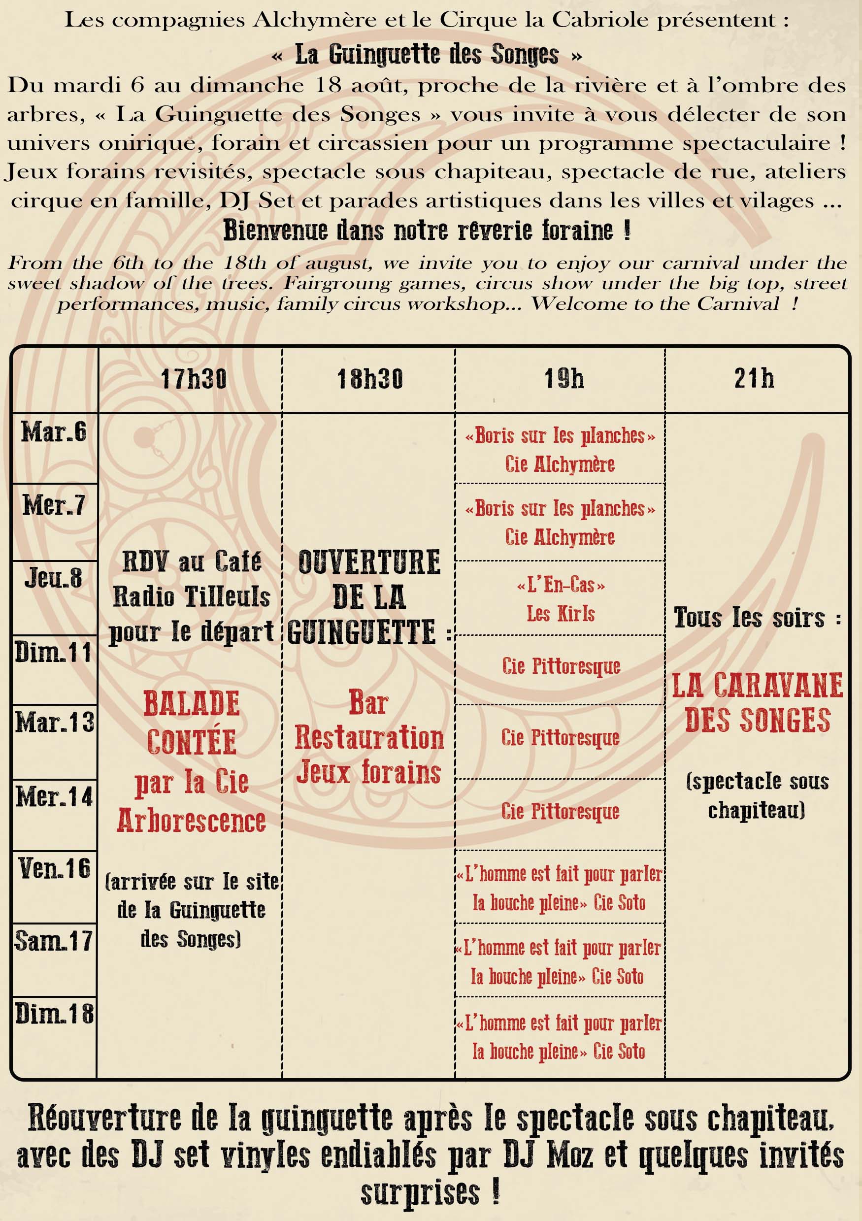 La Guinguette des Songes à Saint-Vincent-Rive-d'Olt