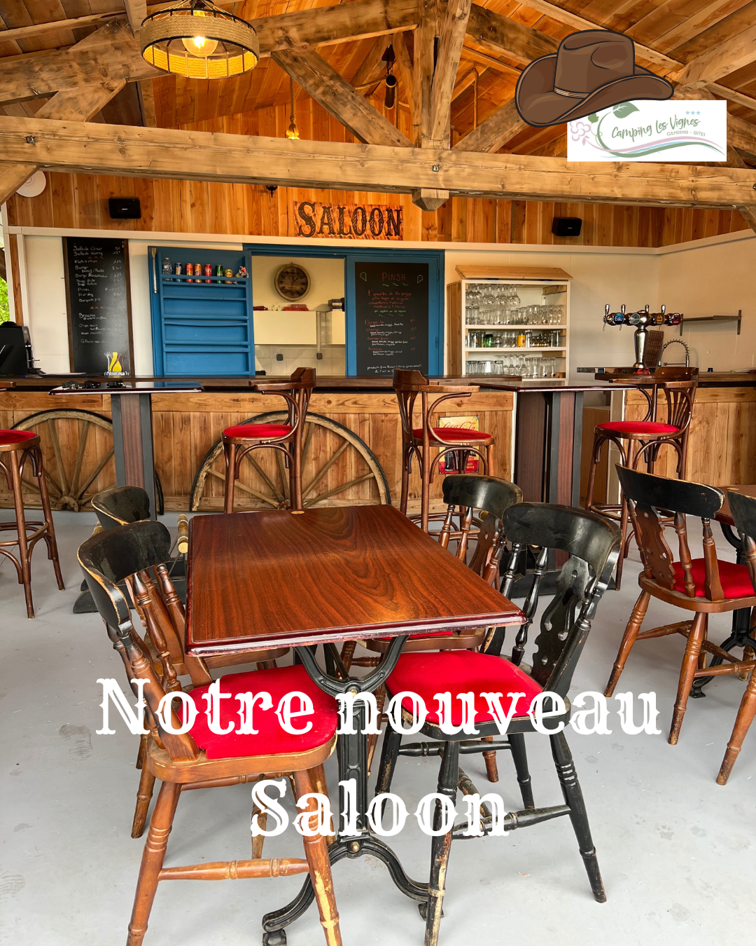 Bar Saloon du Camping Les Vignes