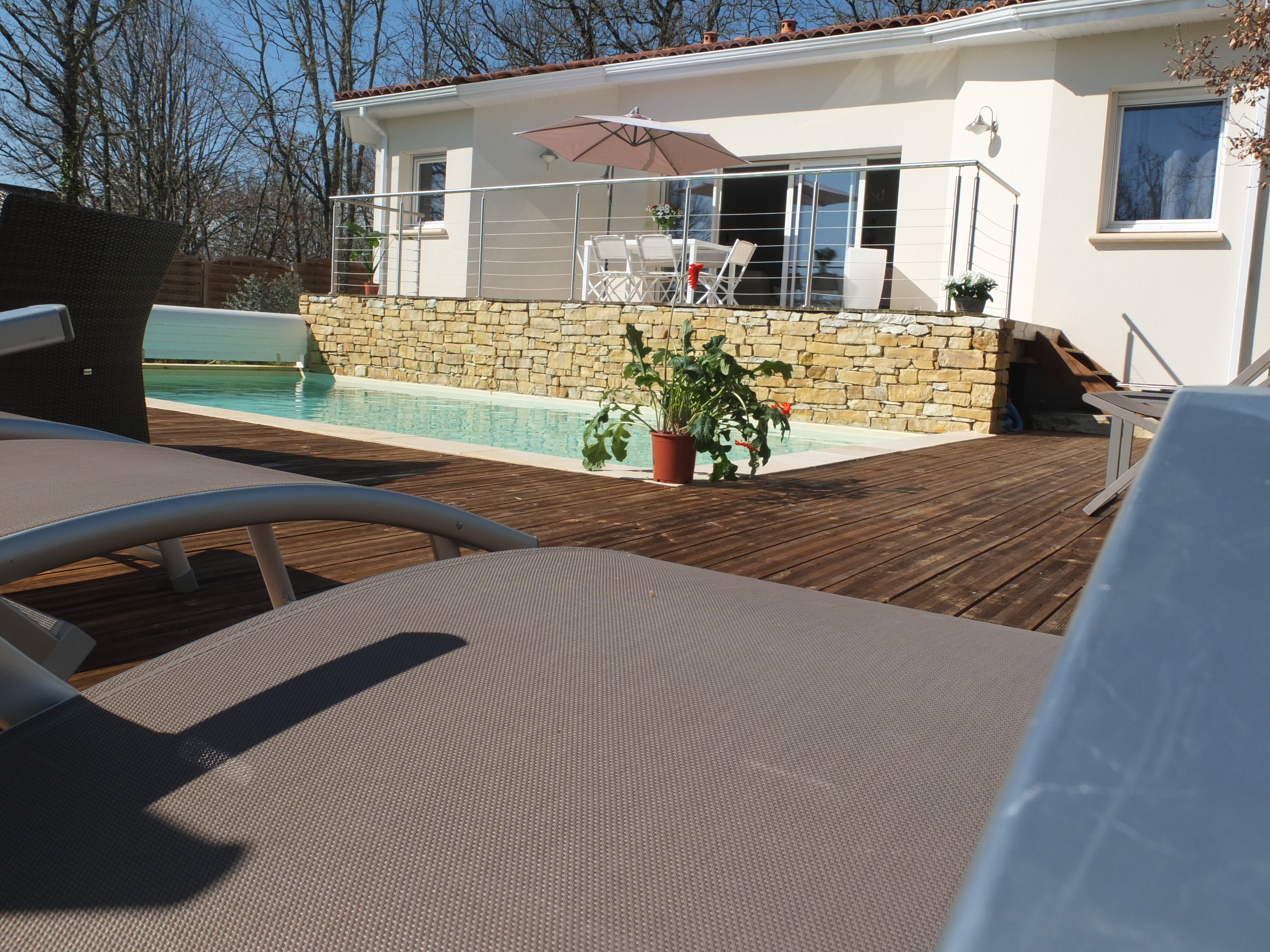 Villa "Laviste"  Piscine chauffée, Thédirac - photo 4