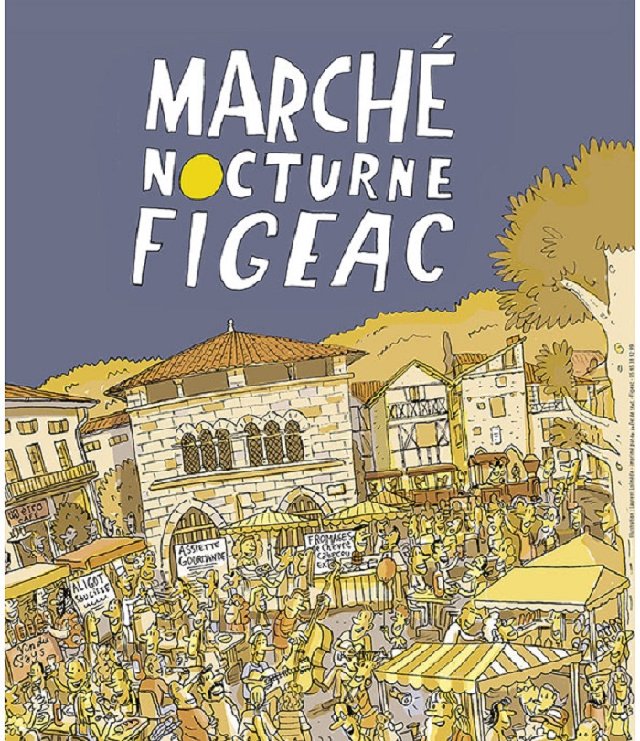Marché Nocturne à Figeac