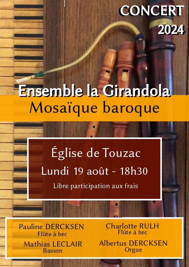 Concert de la Girandola à Touzac