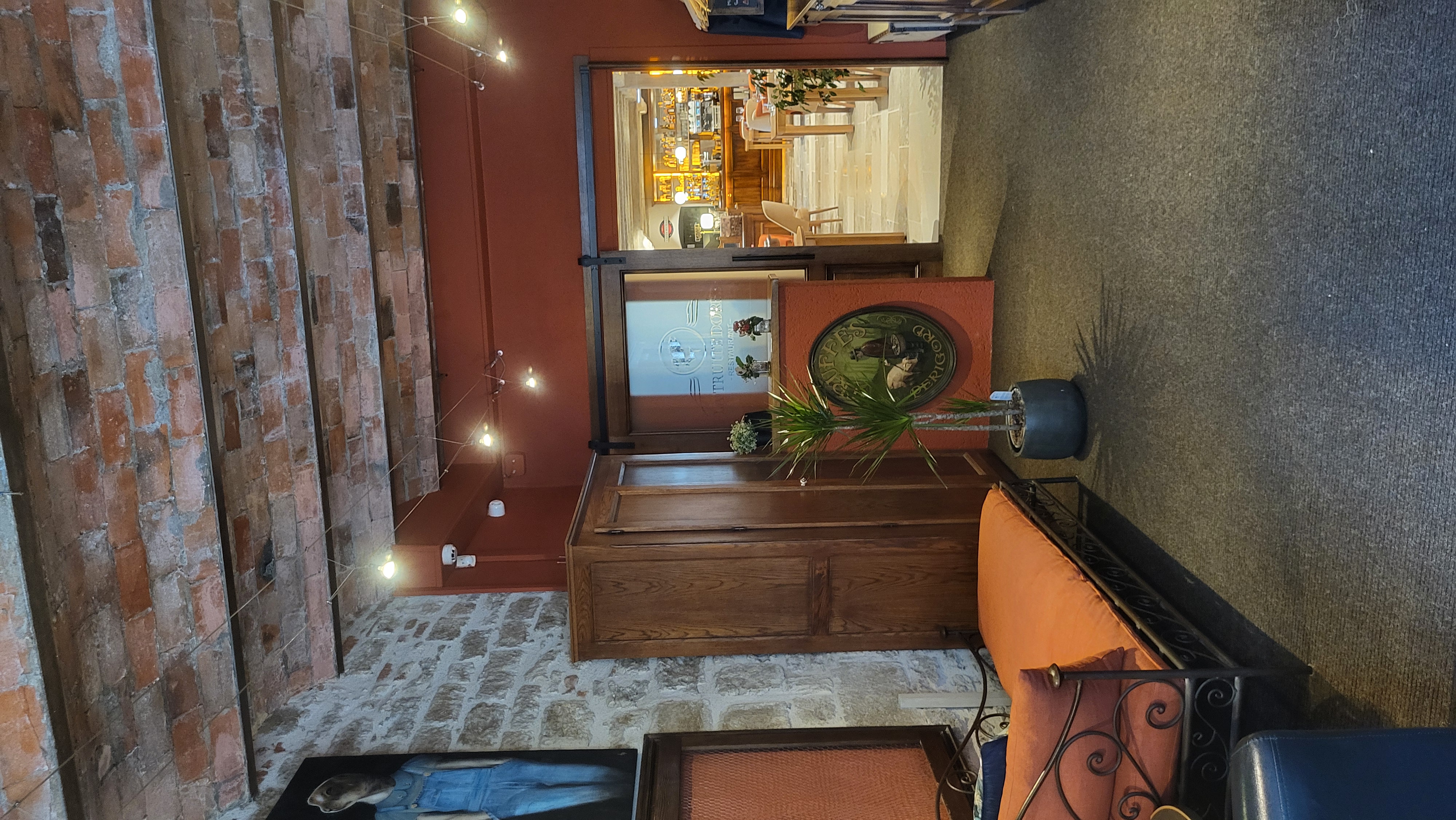 L'entrée du restaurant