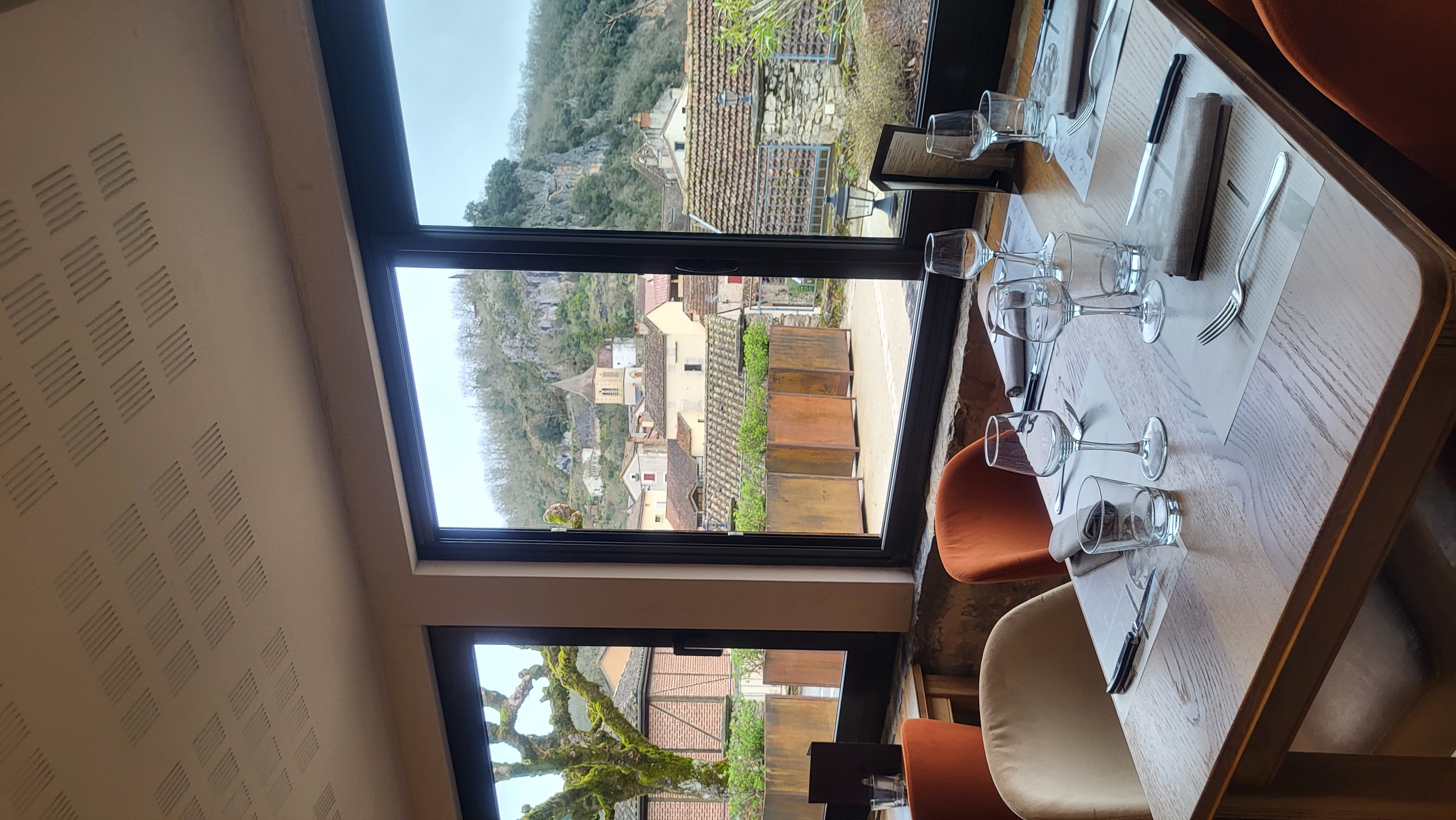 La véranda du restaurant