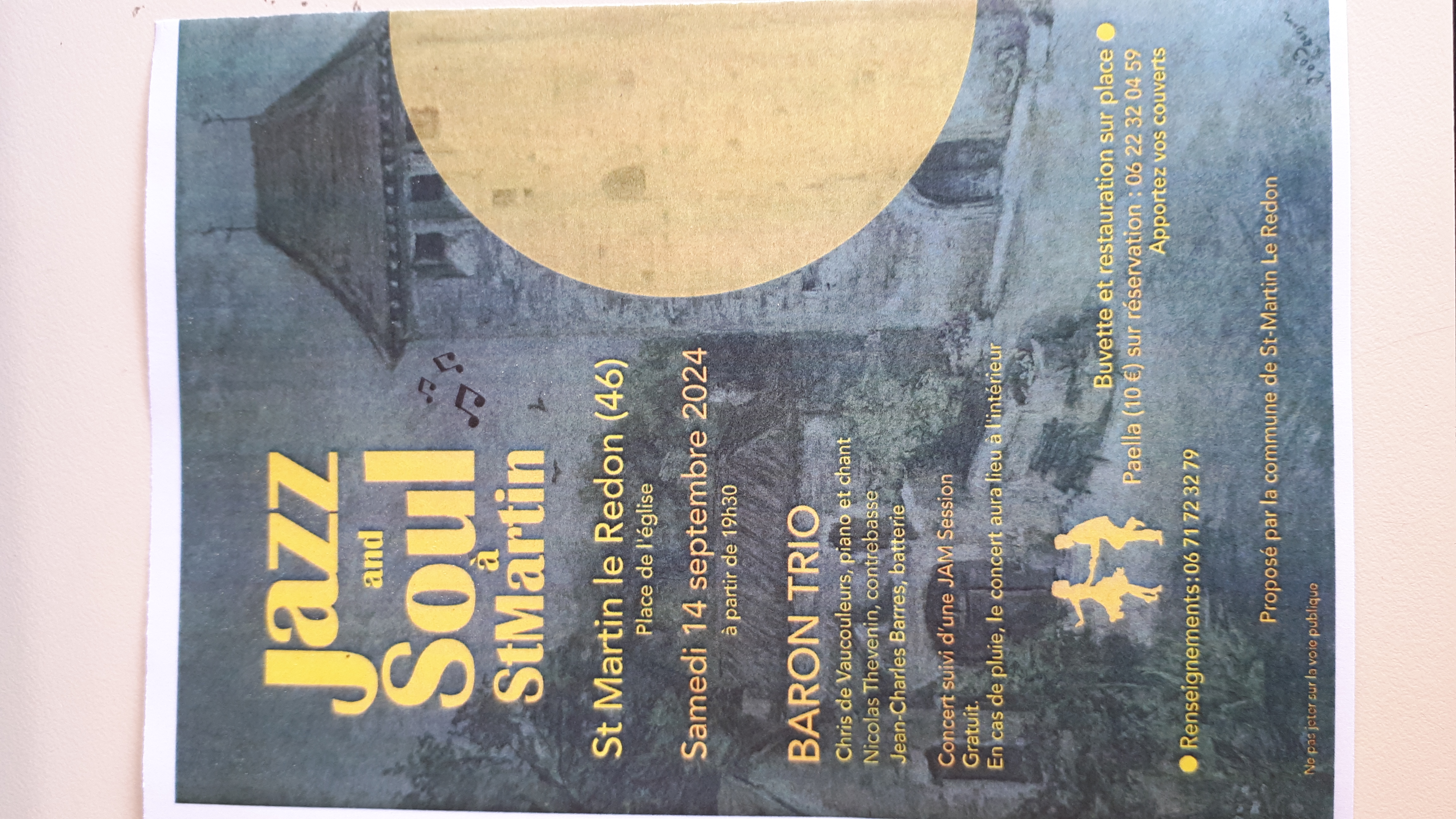 Concert jazz and soul à Saint-Martin-le-Redon