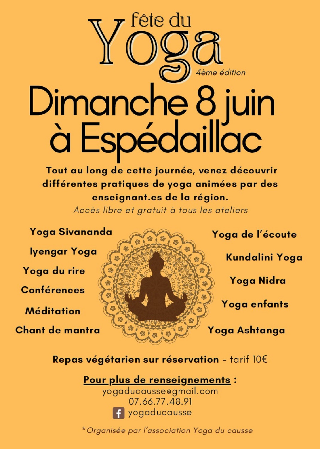 Fête du Yoga à Espédaillac