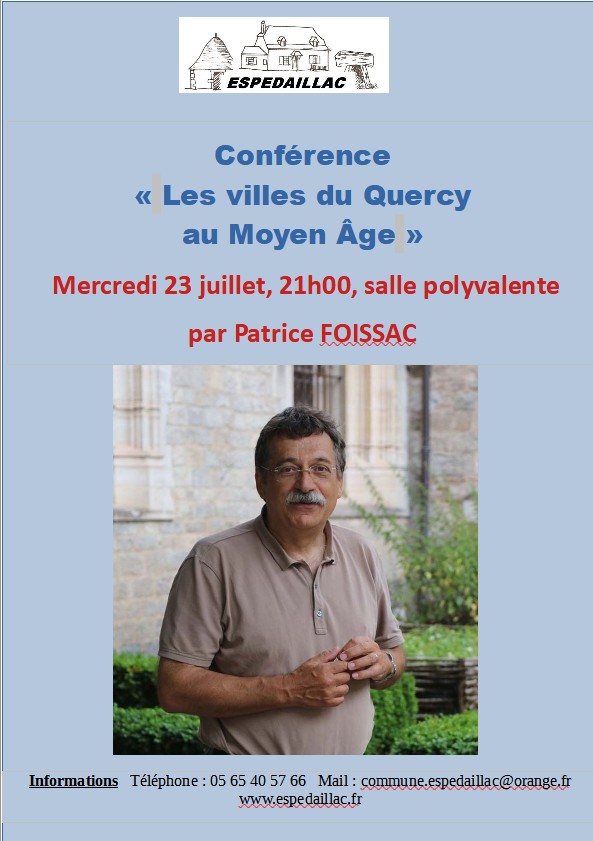 Conférence sur "Les villes du Quercy au Moyen Âge"