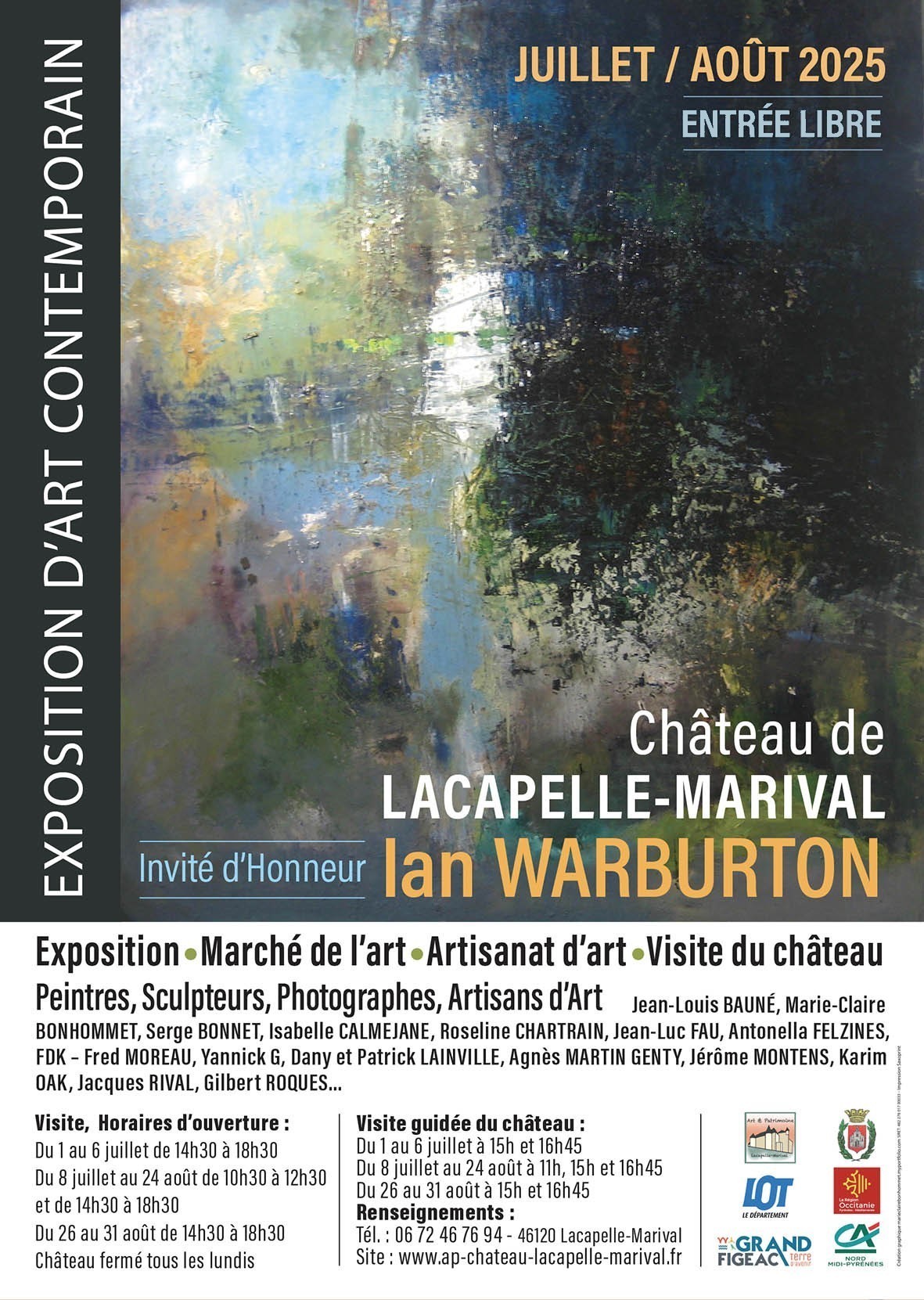 Exposition d'été au château de Lacapelle-Marival