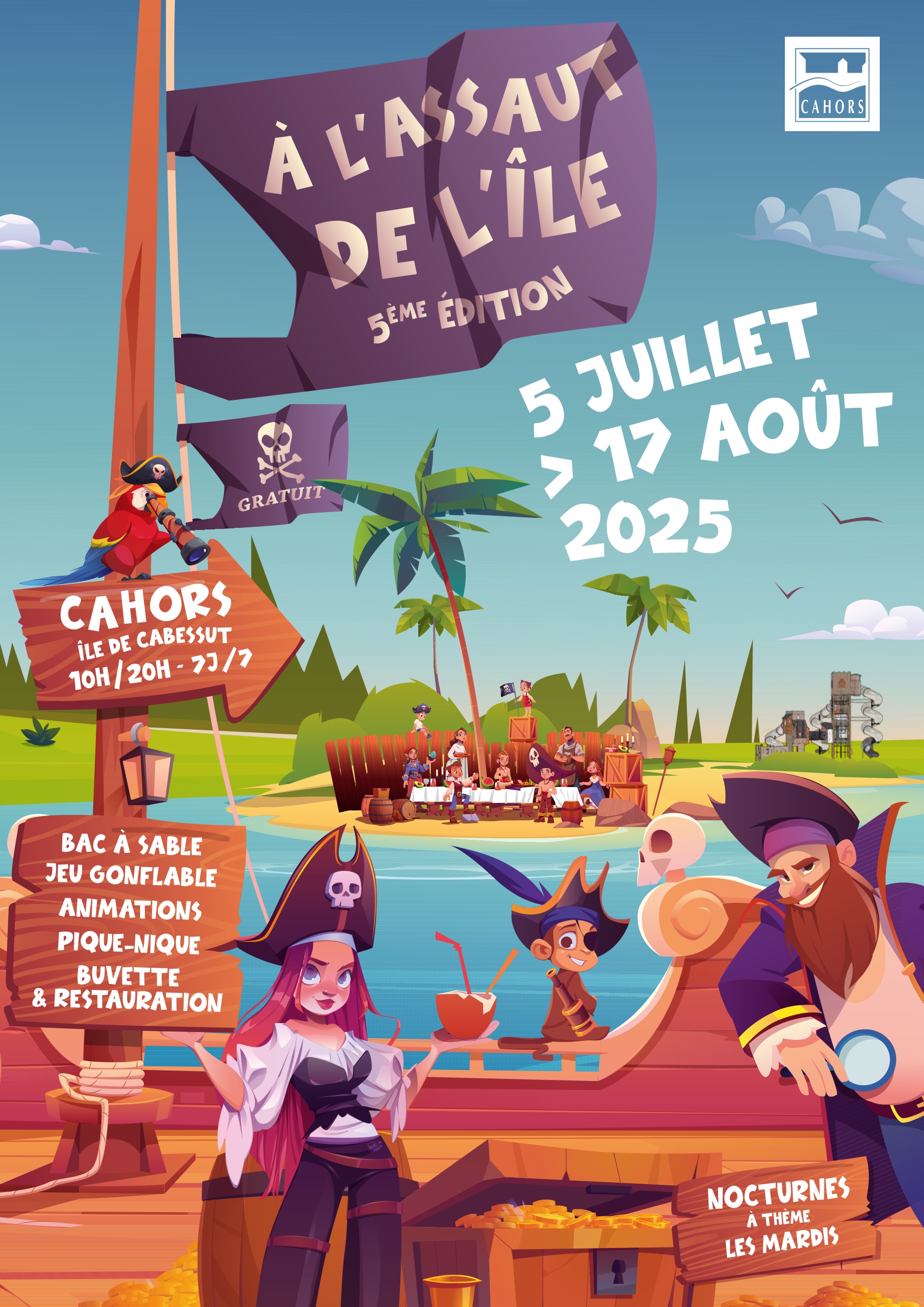 À l'assaut de l'île