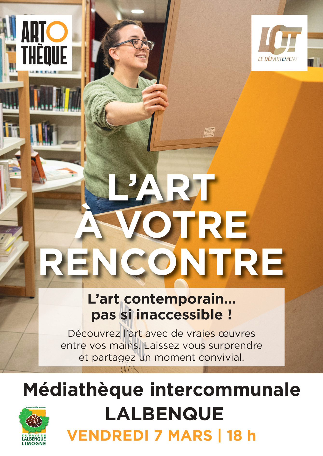 Artothèque : L'art à votre rencontre