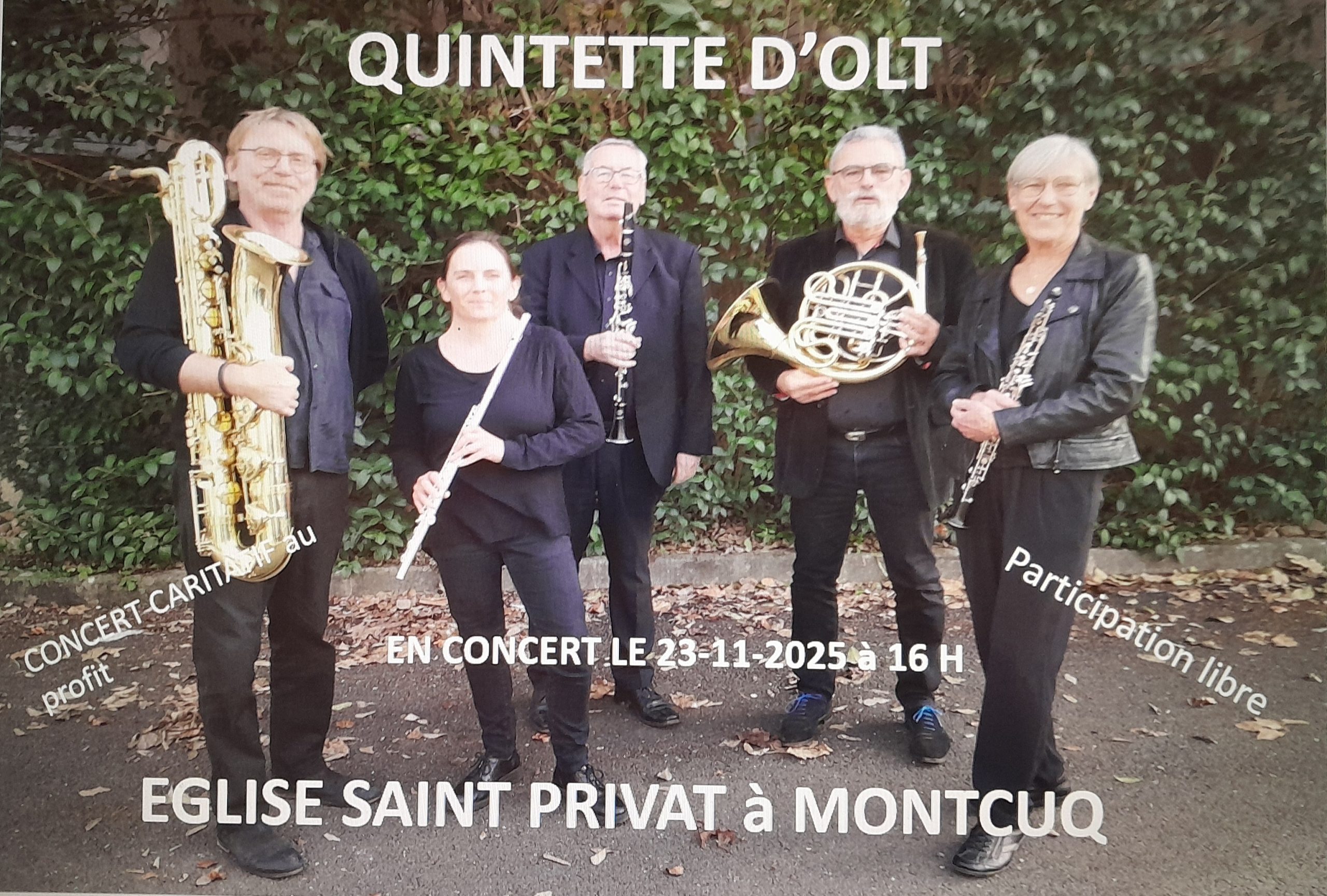 Concert du groupe Quintette d'Olt