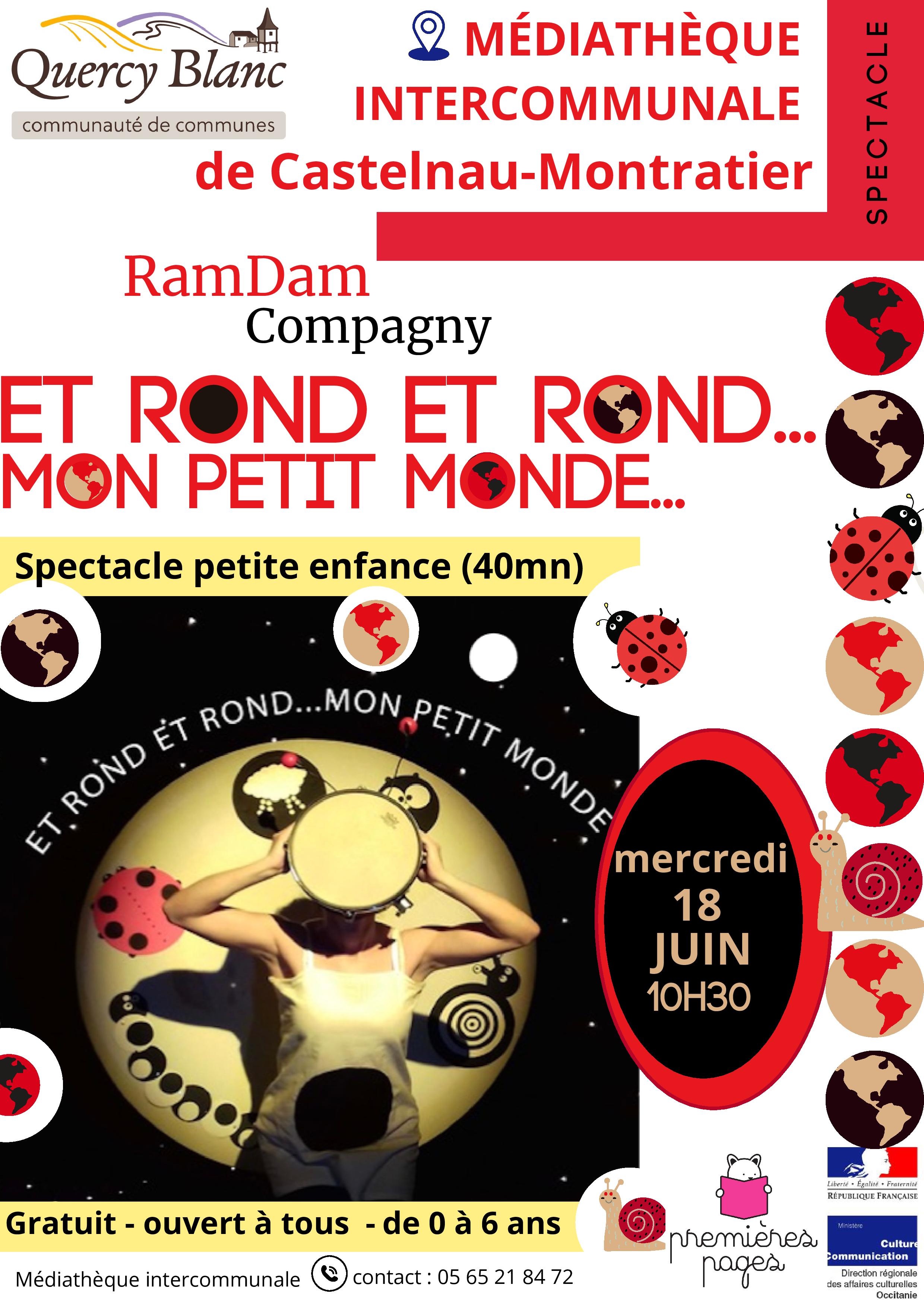 Spectacle: "Et rond et rond, mon petit monde"