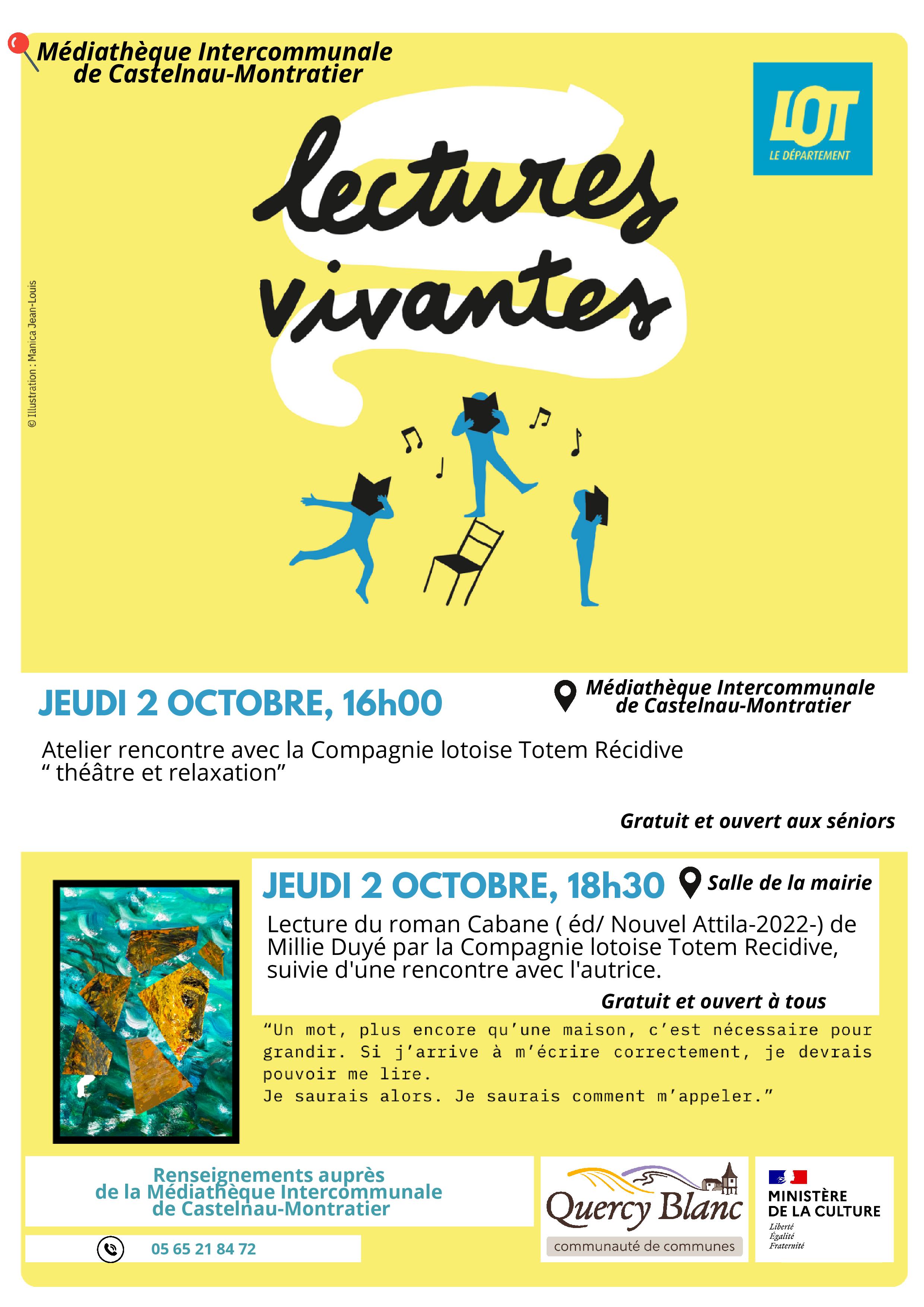 Lecture vivante pour les séniors