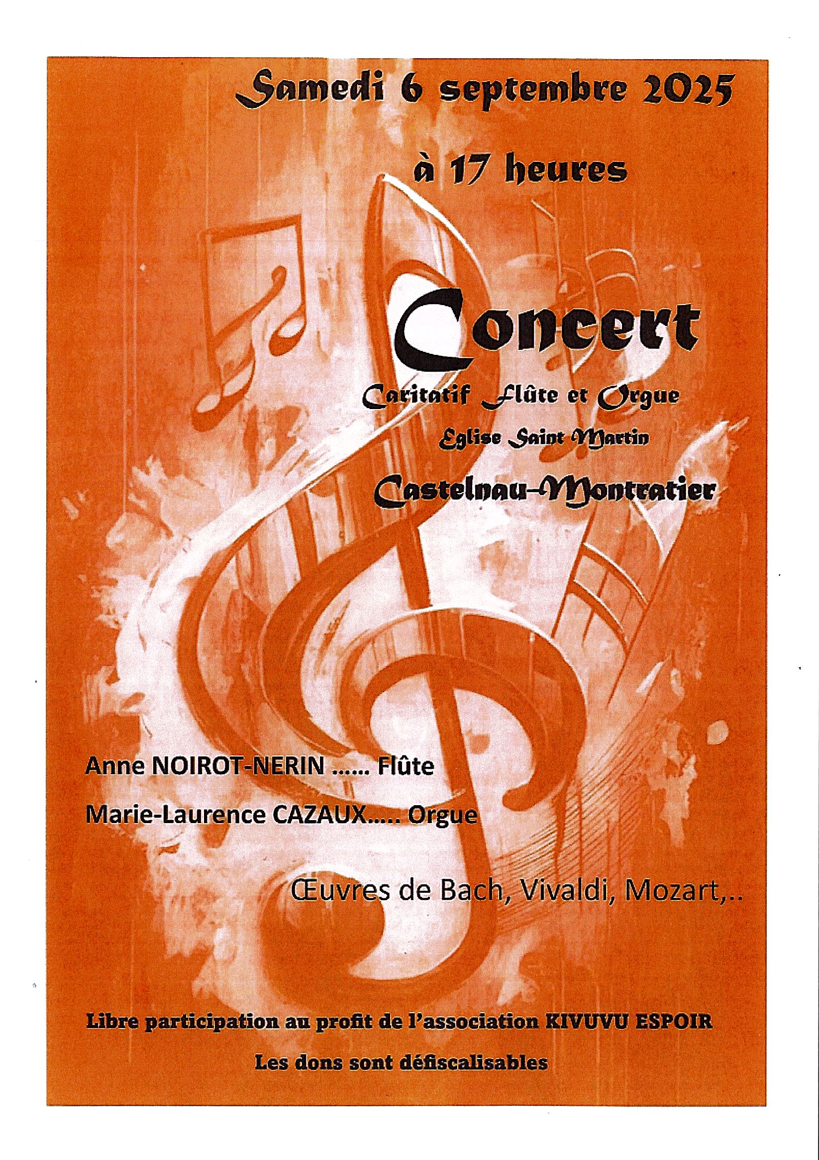 Concert caritatif à Castelnau-Montratier