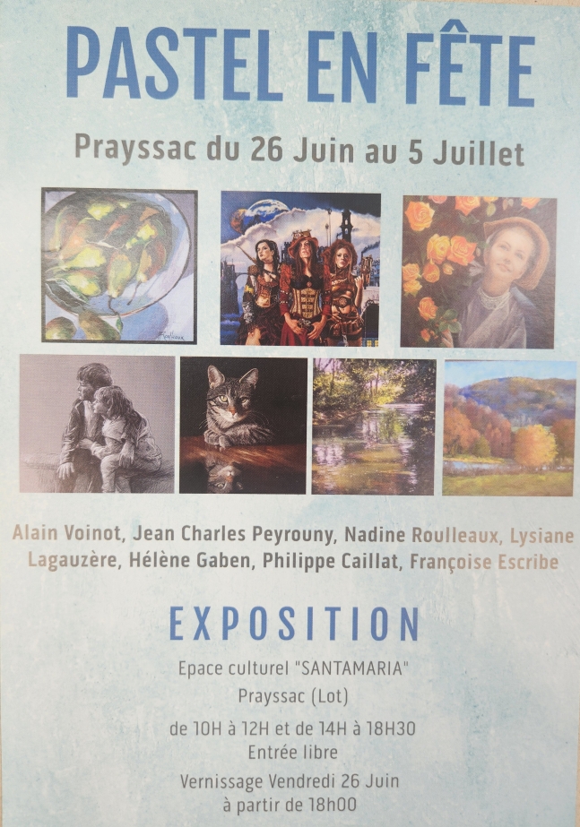 Exposition "Pastel en fête" — visuel événement
