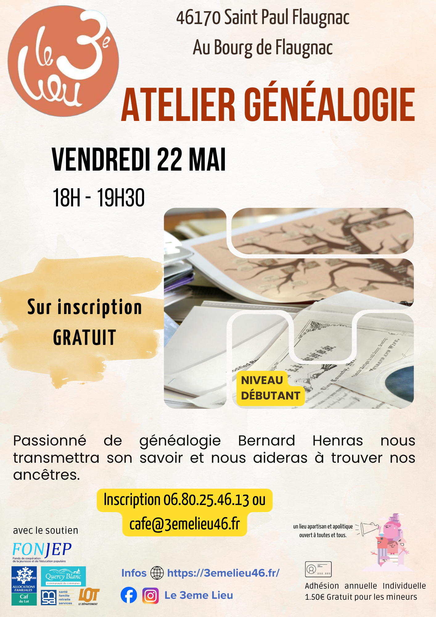 Atelier généalogie