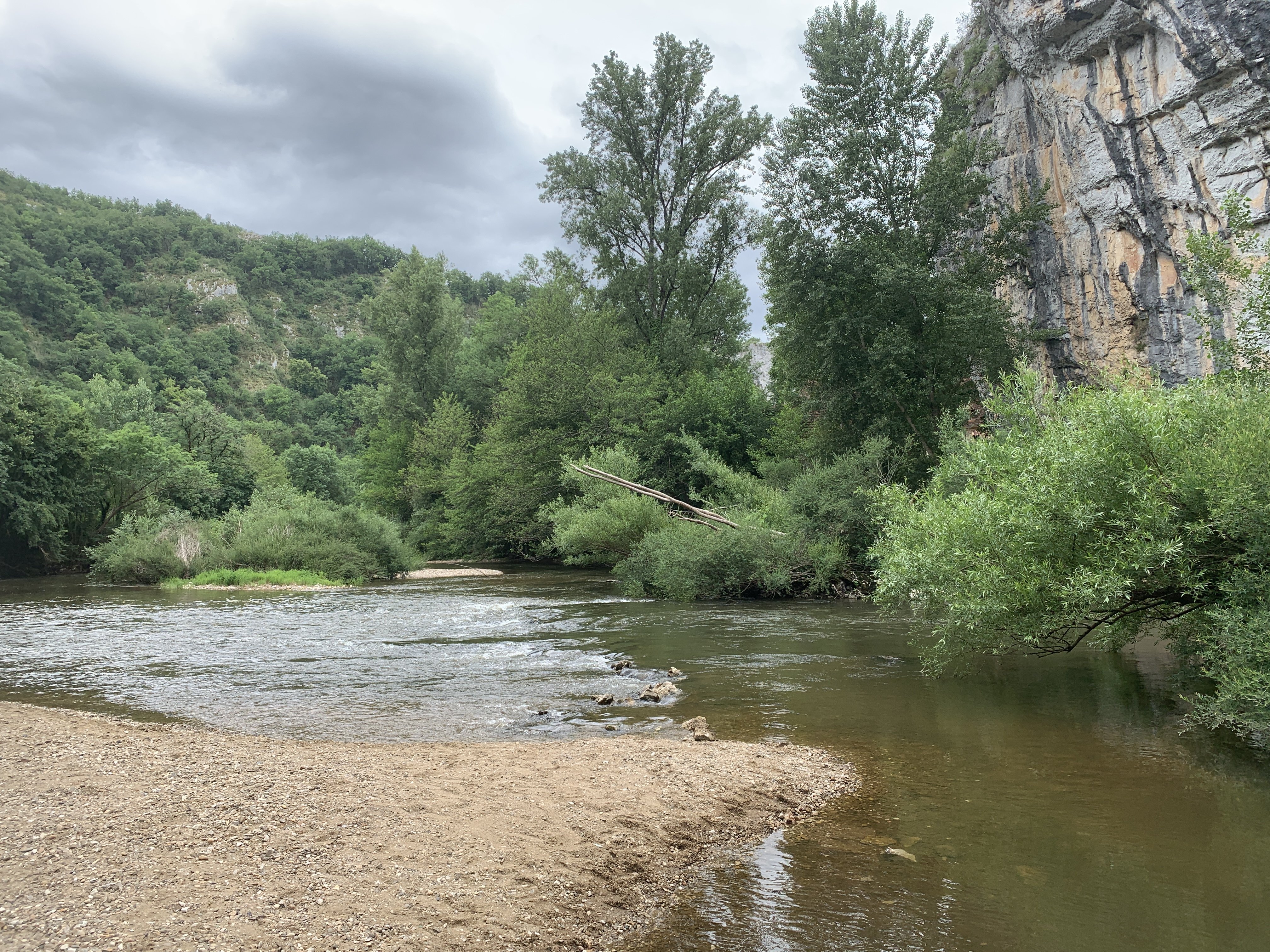 Baignade du Liauzu à Orniac dans la rivière Célé, Orniac - photo 4