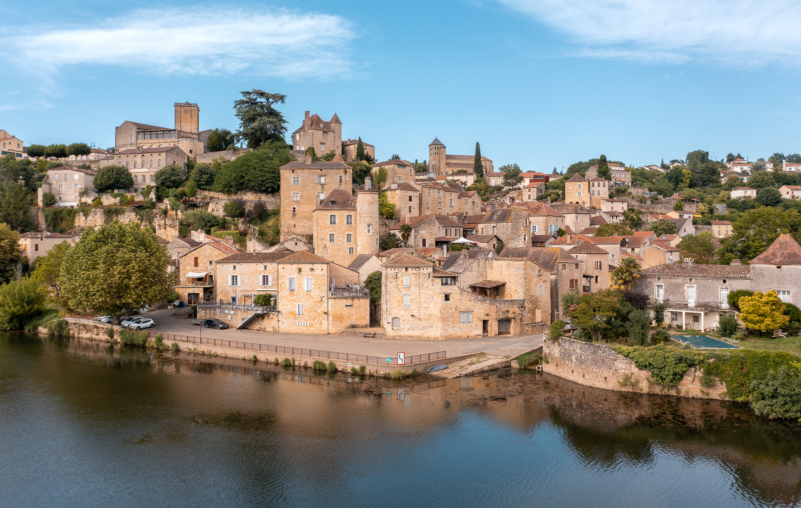 Vue drone de Puy-l'Evêque