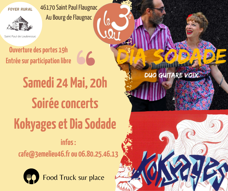 Concert Dia Sodade au 3ème lieu