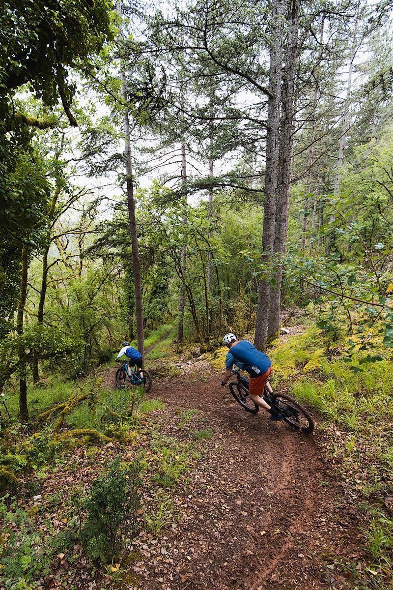 Descente VTT, circuit Entre Lot et Célé