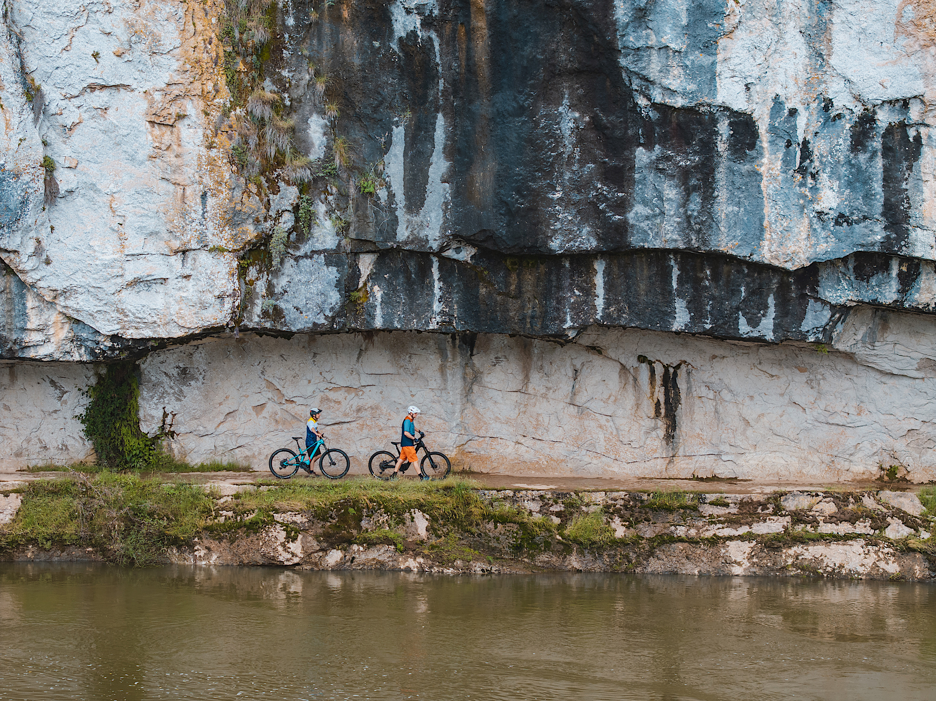 VTT sur le chemin de halage