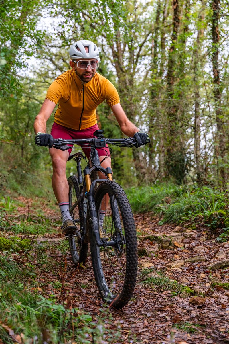 VTT près de Figeac en automne