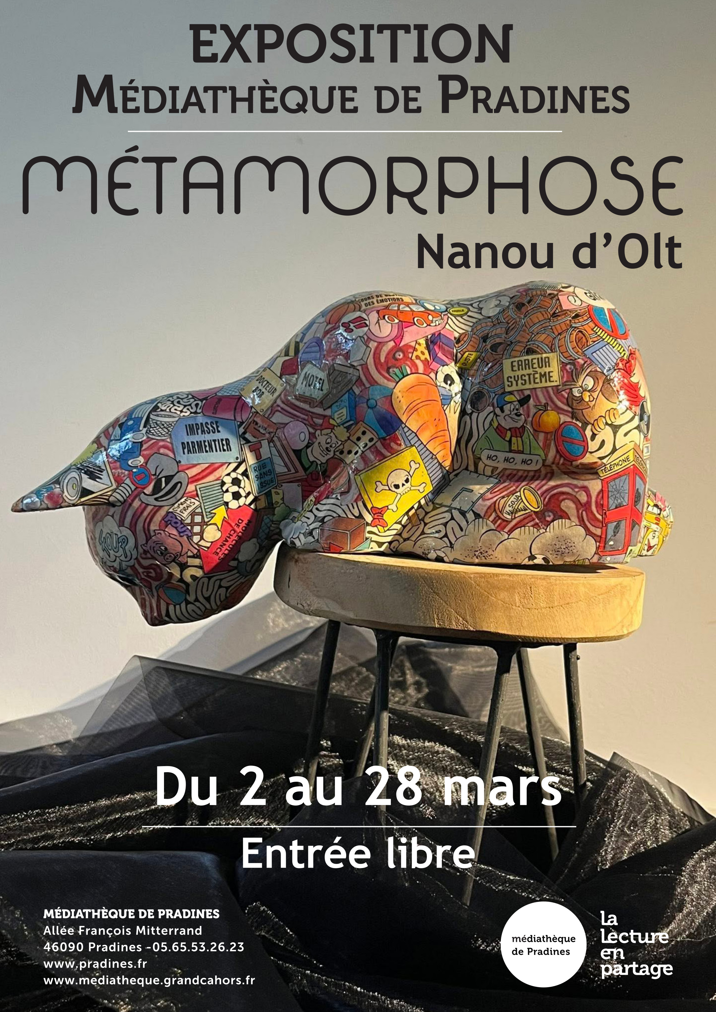Exposition "Métamorphose" de Nanou d'Olt