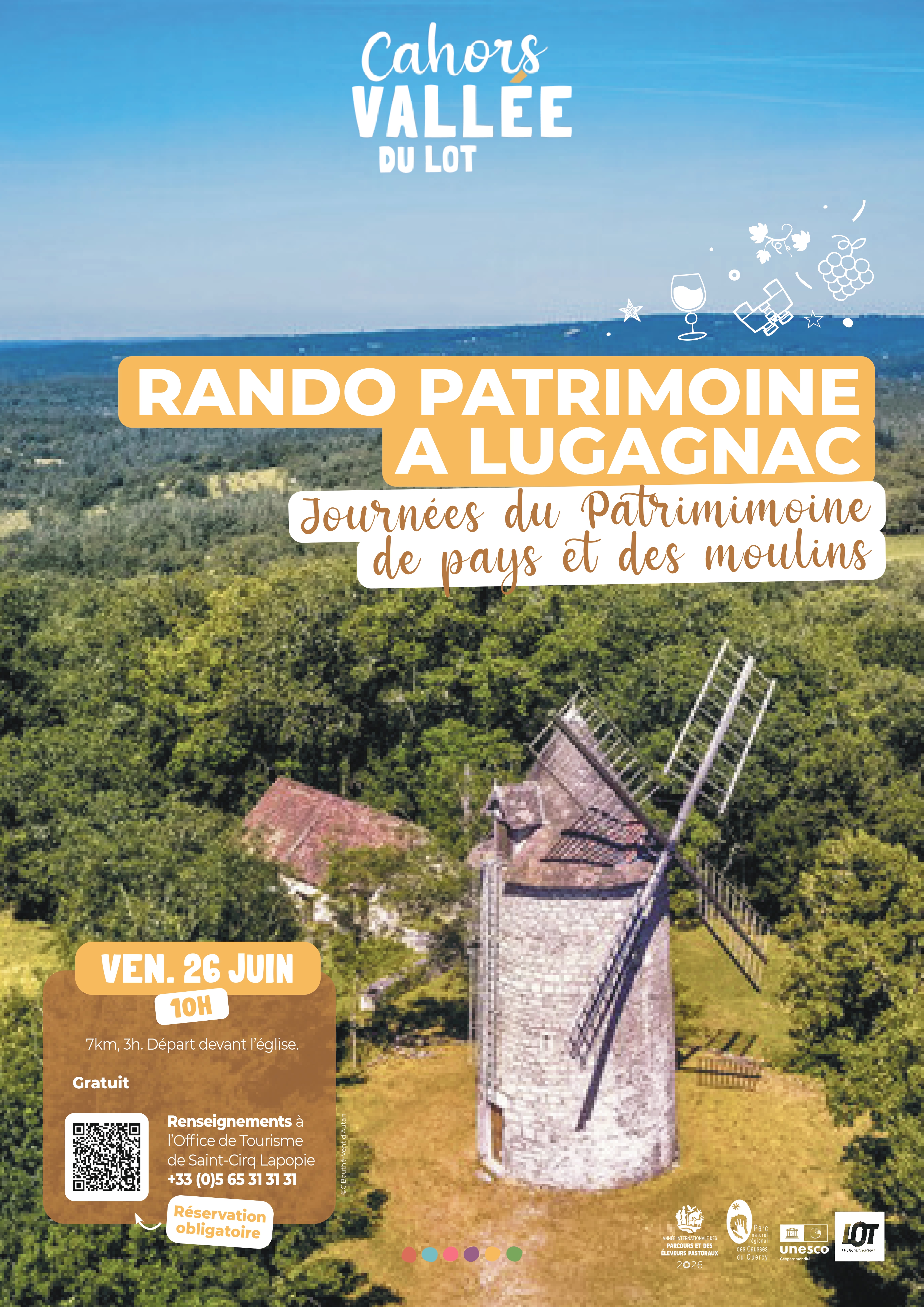 Randonnée patrimoine « Les mas de Lugagnac »