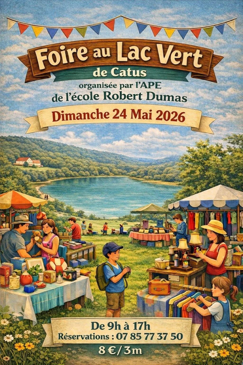 Foire au lac vert et vide-grenier — visuel événement