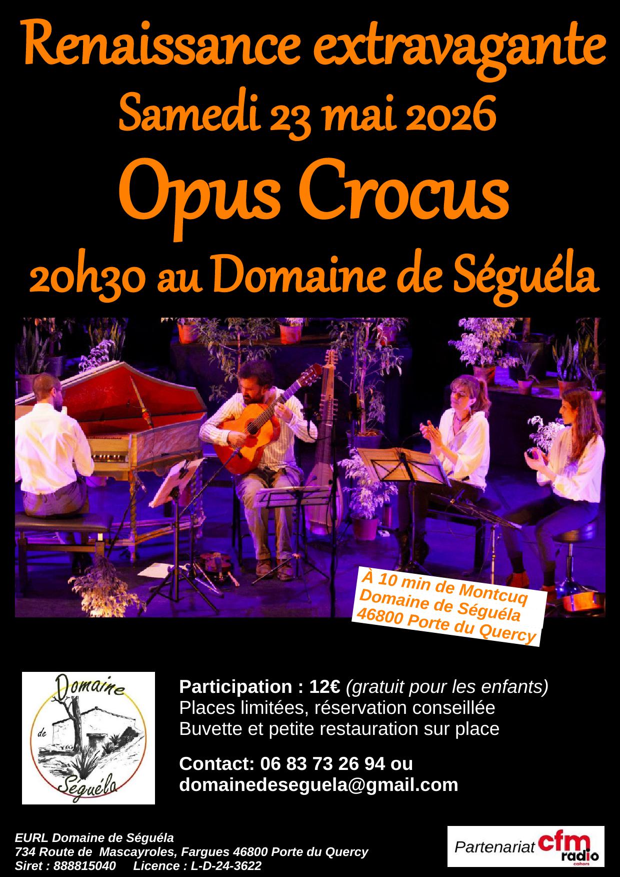 Opus Crocus en concert