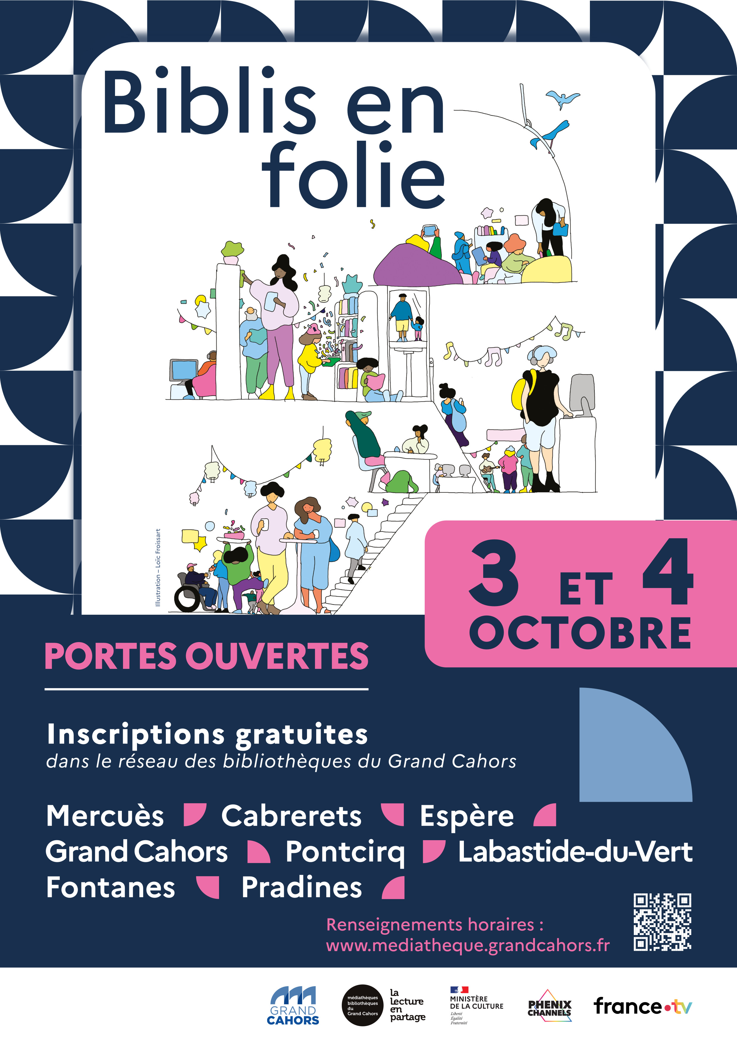 Biblis en folie : portes ouvertes à la Bibliothèque de Pontciq