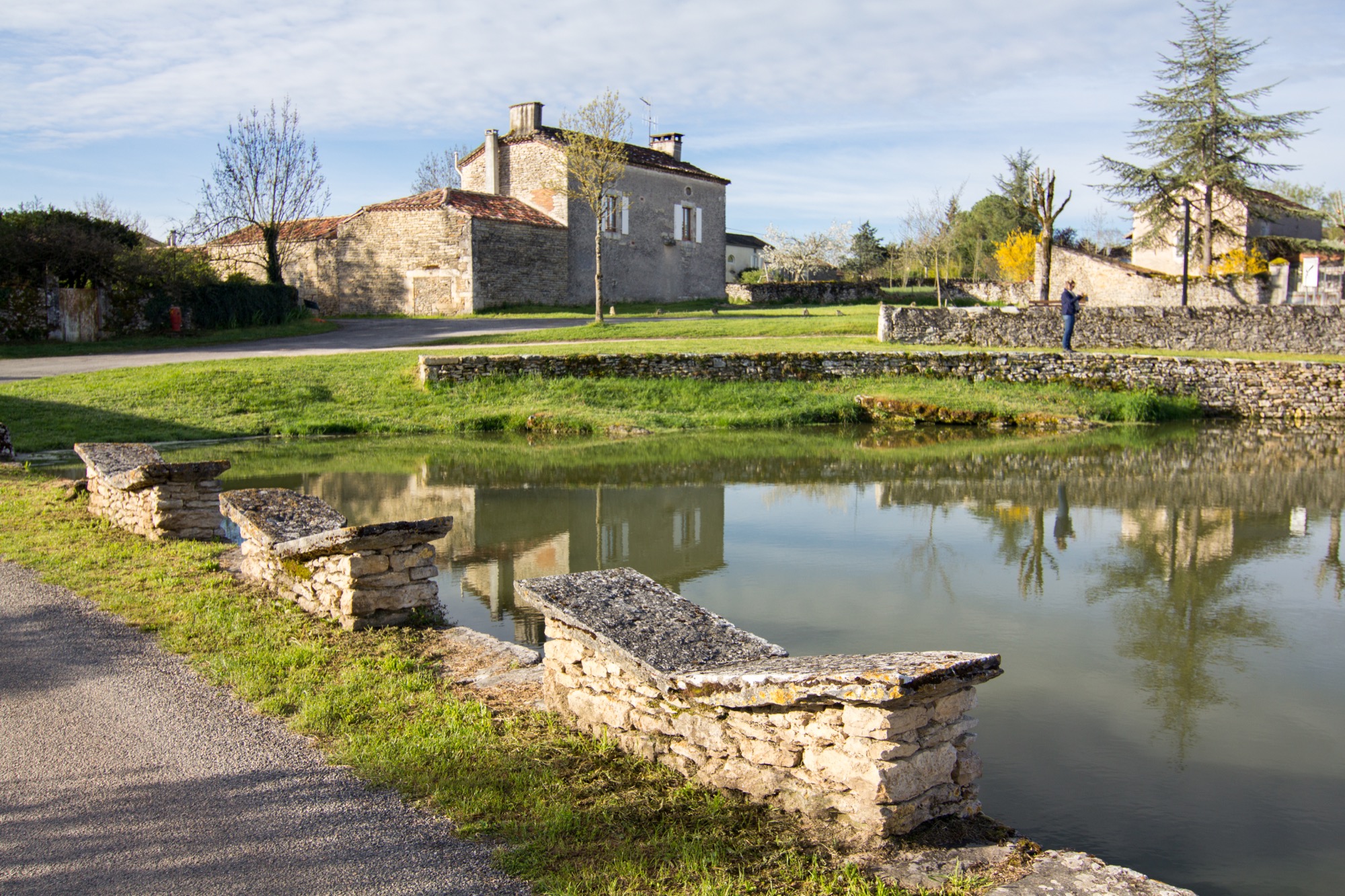 Les lavoirs papillons à Aujols