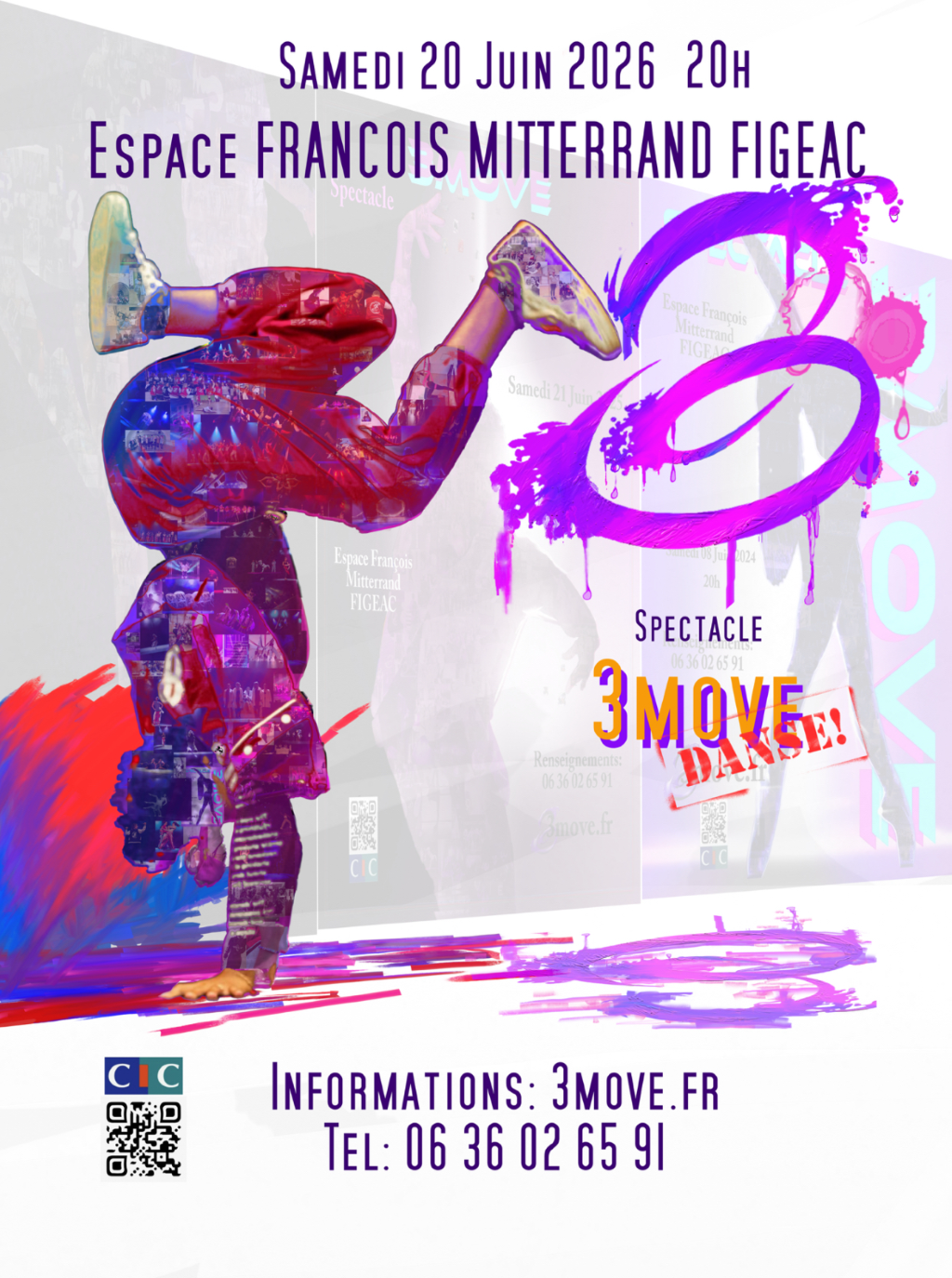 Spectacle de danse 3Move, à Figeac — visuel événement