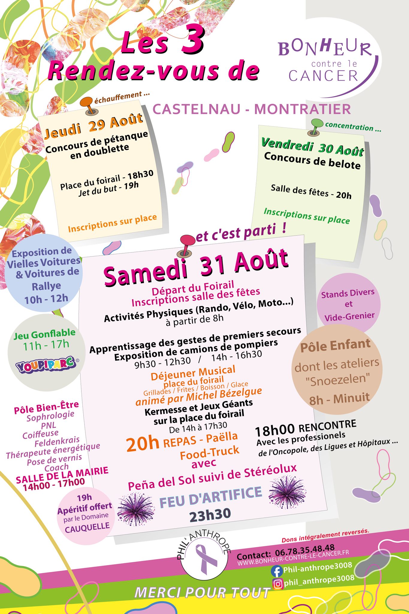 Journée Bonheur Contre le Cancer: les 10 ans