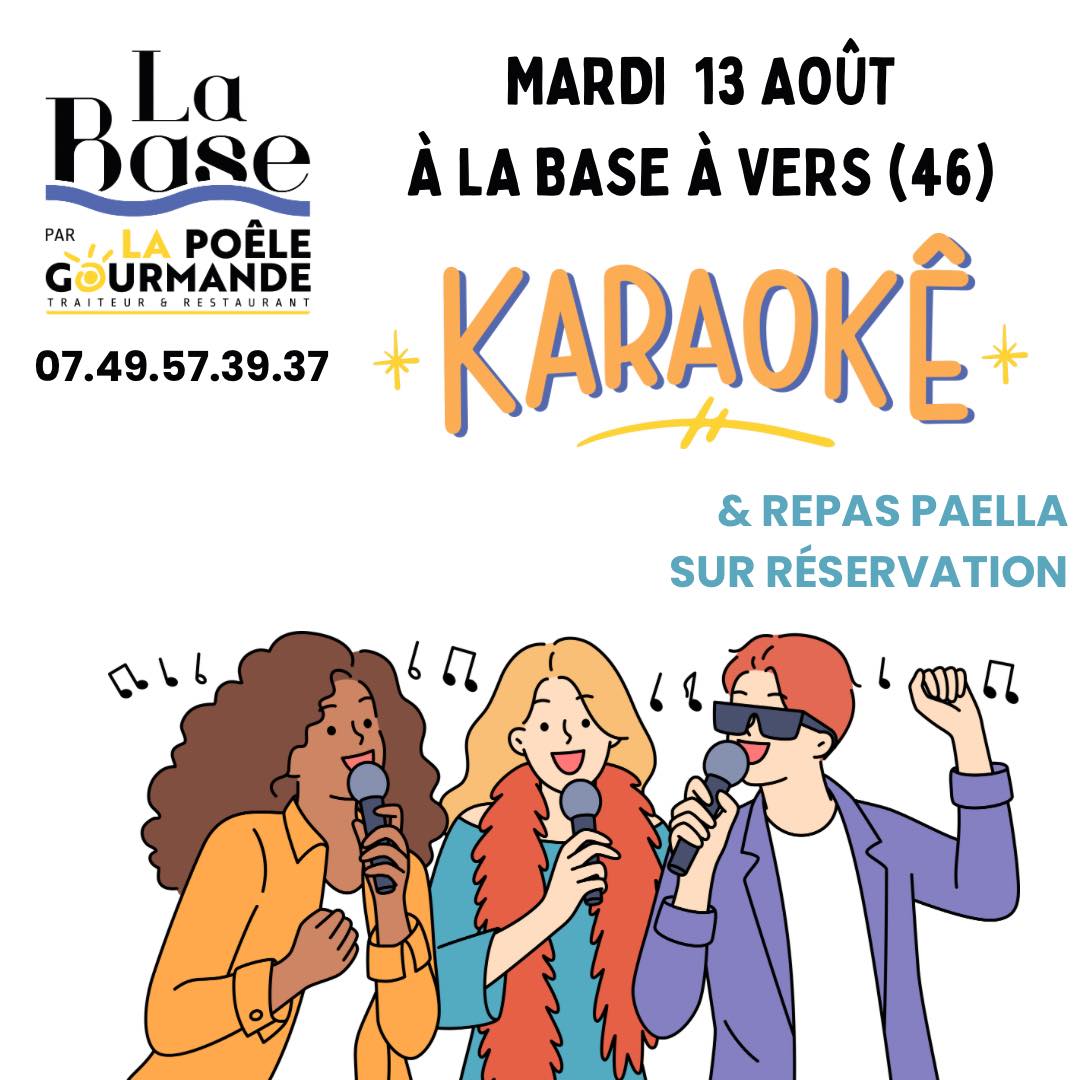 Soirée Karaoké à la Base de Vers