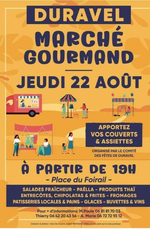 Marché Gourmand à Duravel