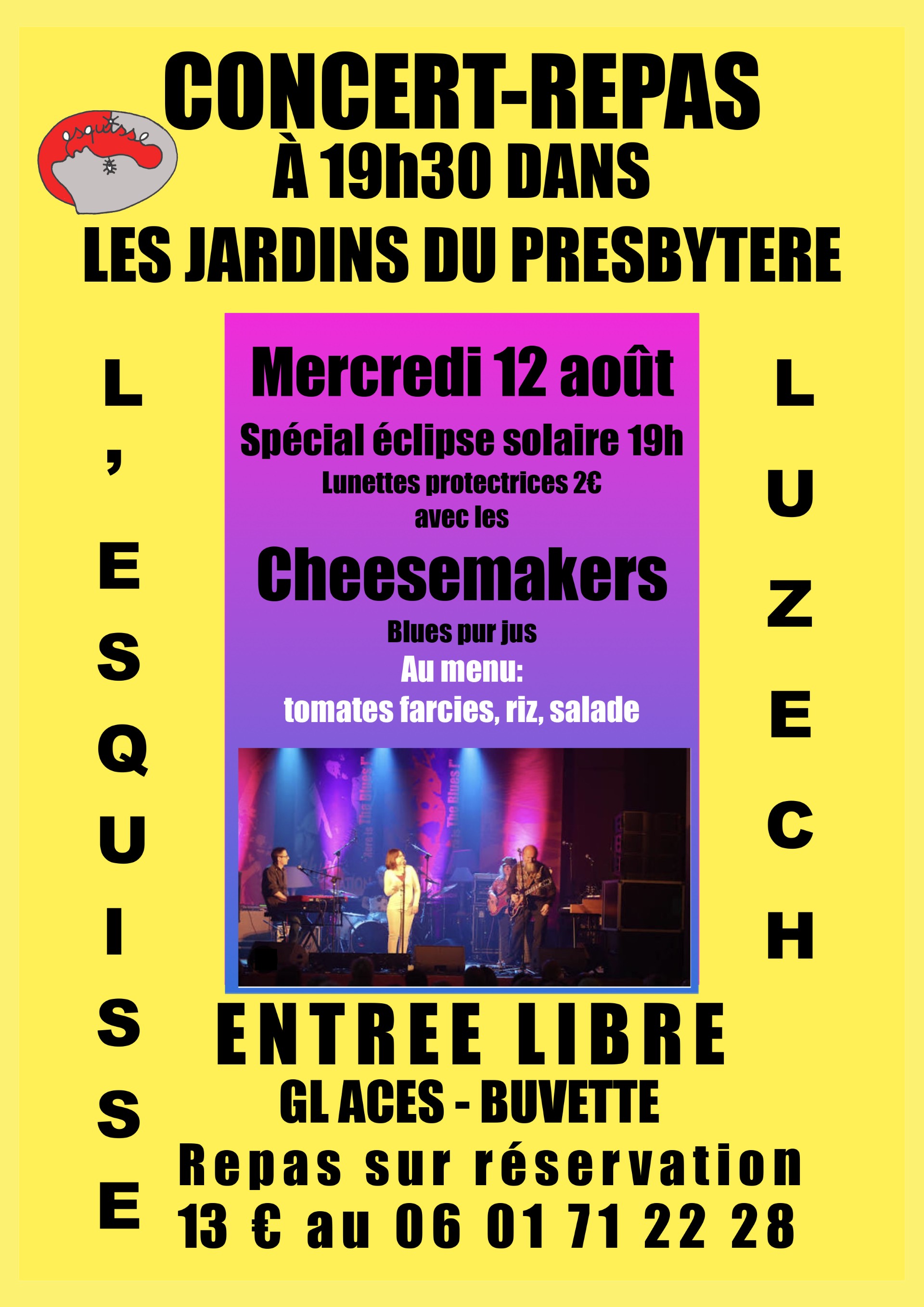 Concerts gratuits avec repas dans les jardins du presbytère