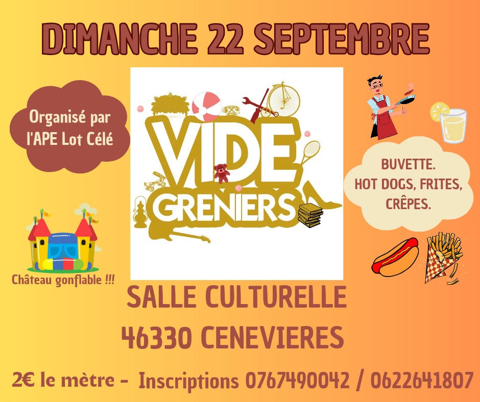 Vide-greniers à Cénevières