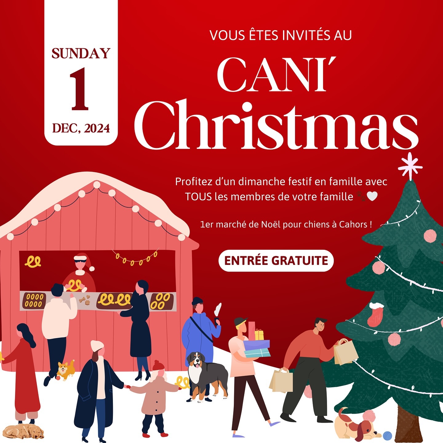 Marché de Noël canin du Refuge Canin Lotois