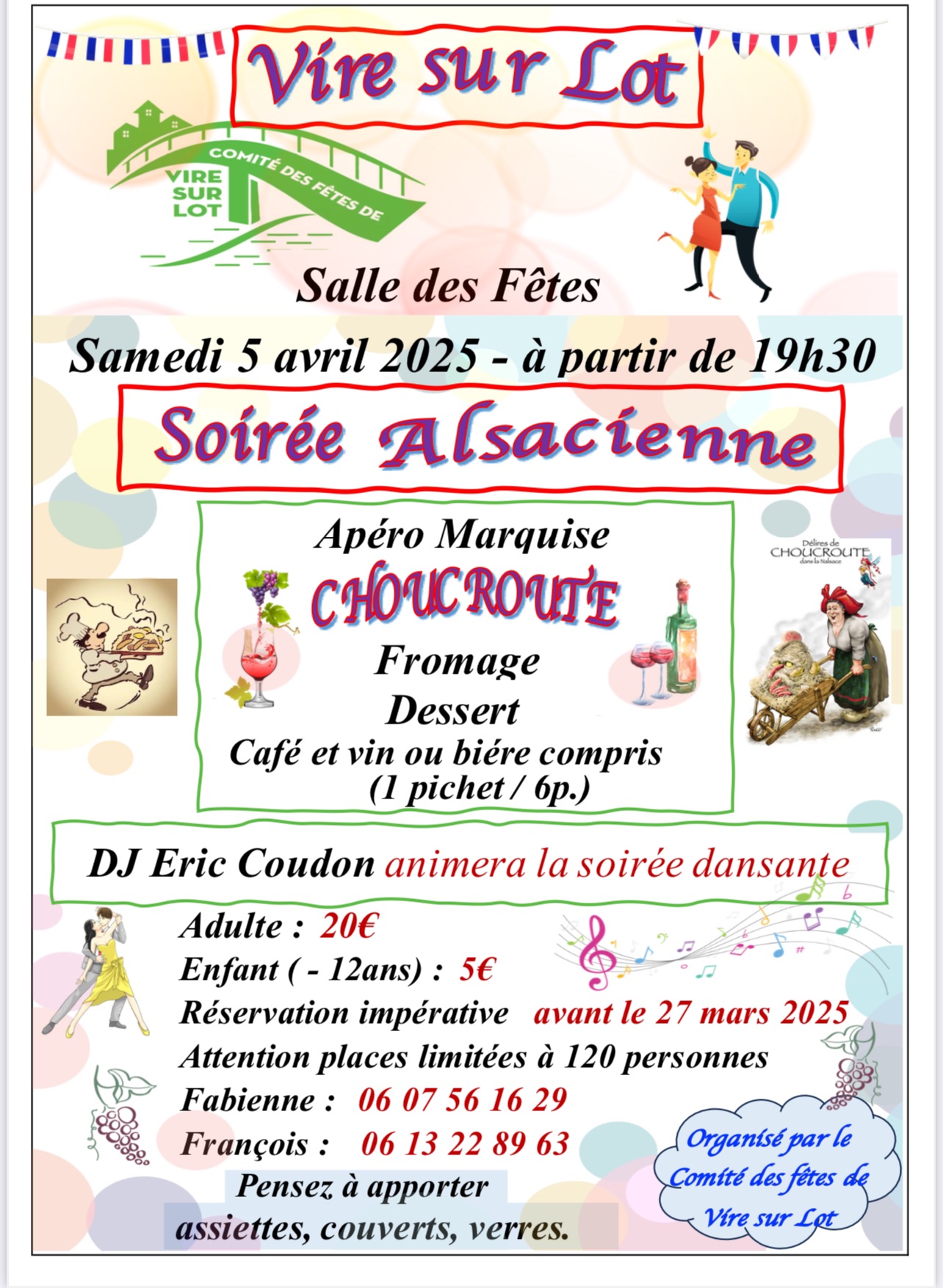 Soirée alsacienne à Vire-sur-Lot