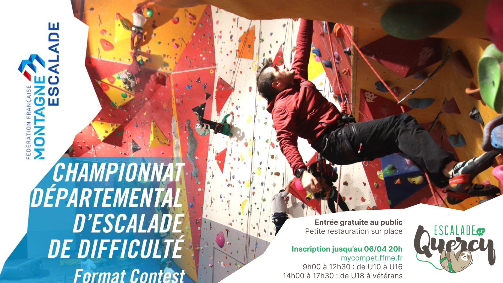 Championnat Départemental d'Escalade de Difficulté