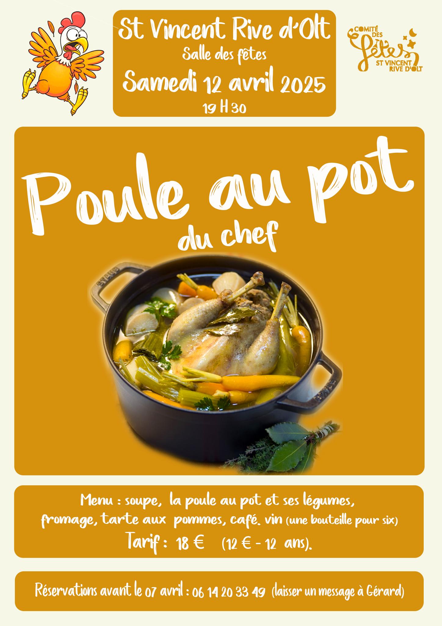 Soirée poule au pot à Radio Tilleul