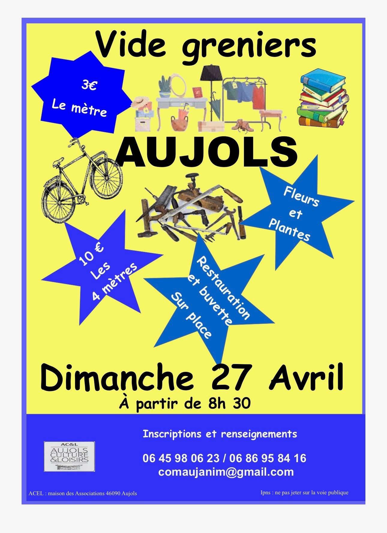 Vide-greniers à Aujols