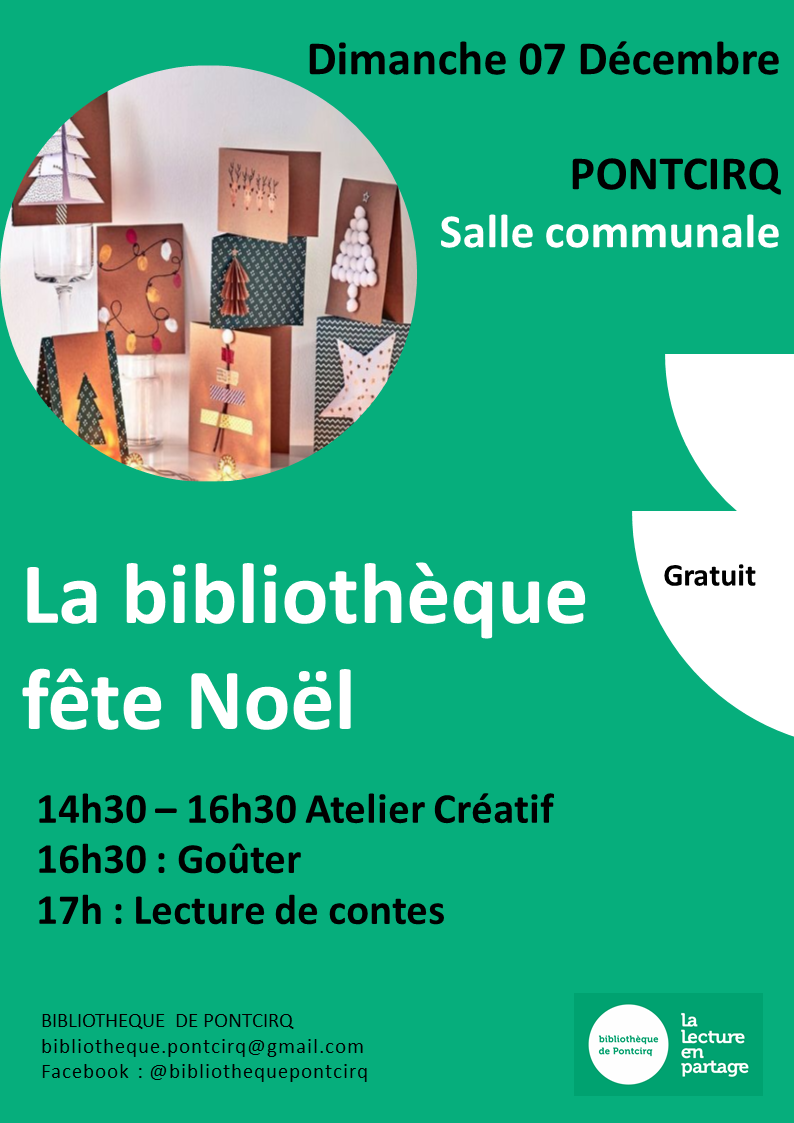 La bibliothèque fête Noël