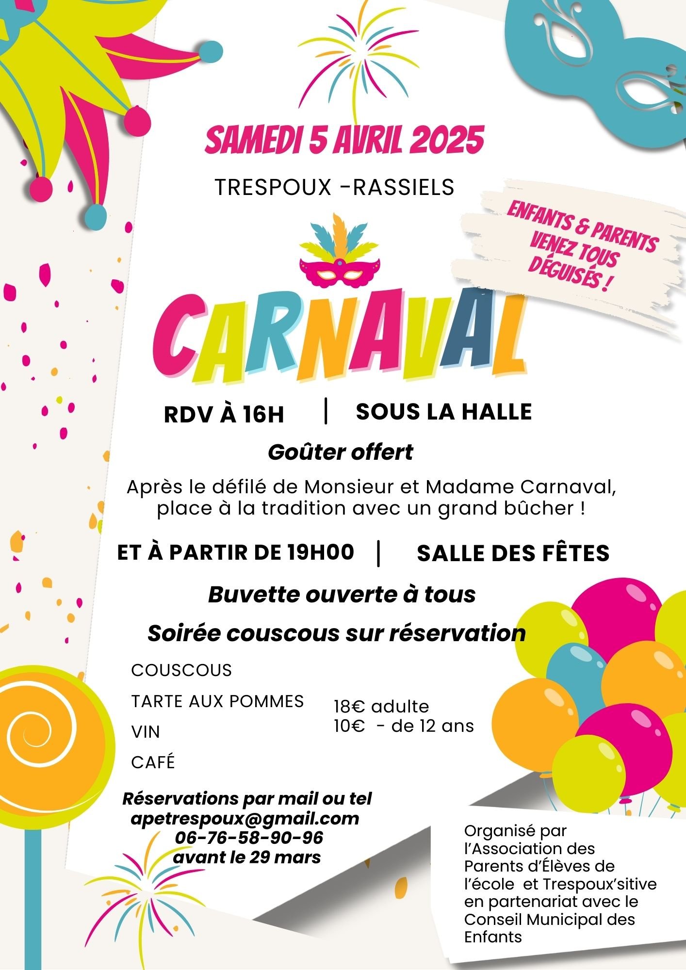 Carnaval à Trespoux-Rassiels