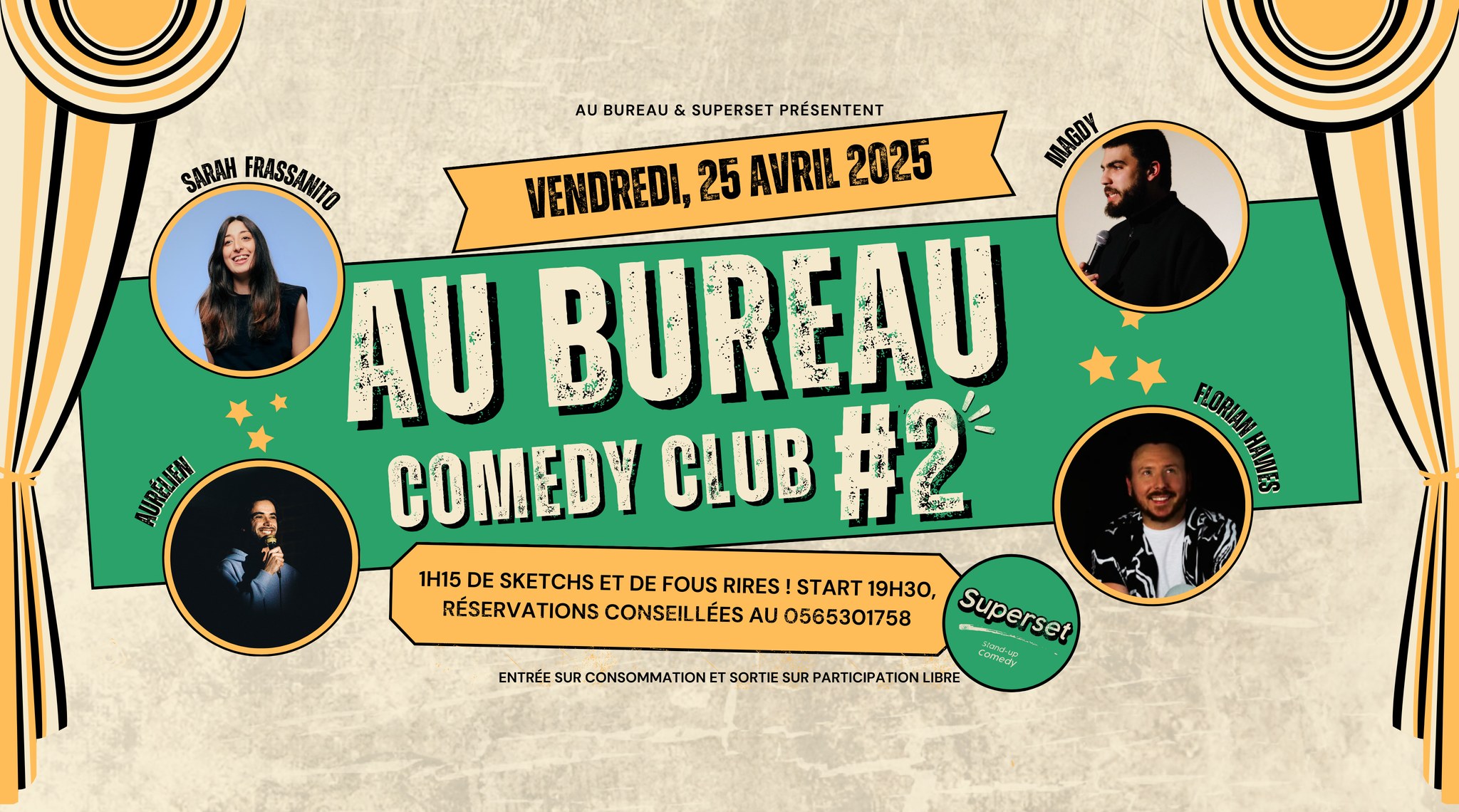 Au Bureau Comedy Club #2